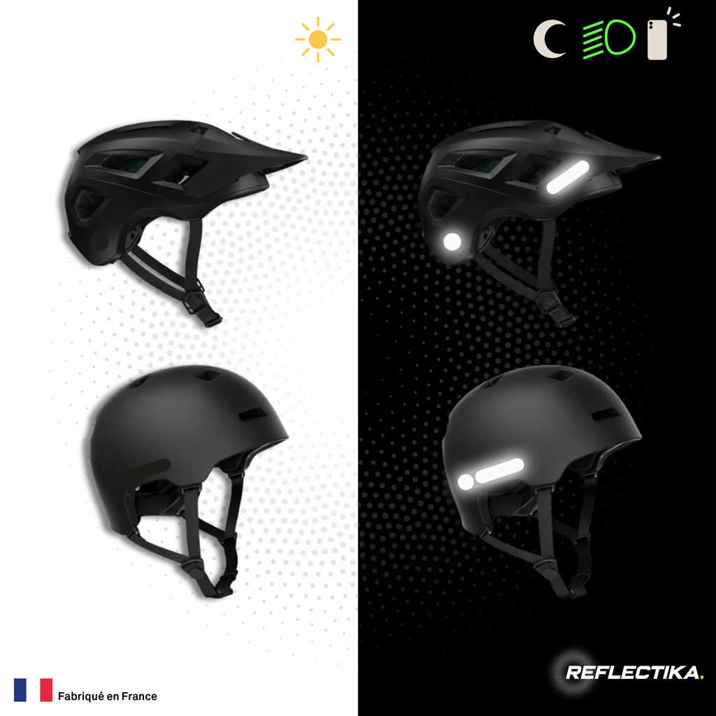 Feuille Planche rétro réfléchissante à découper pour Casque Moto Scooter Vélo Multi-Supports