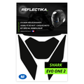 Kit Spécial Stickers Autocollants Réfléchissants pour casque Moto Shark Evo One 2