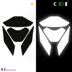 Kit Spécial Stickers Autocollants Réfléchissants pour casque Moto Shark Evo One 2