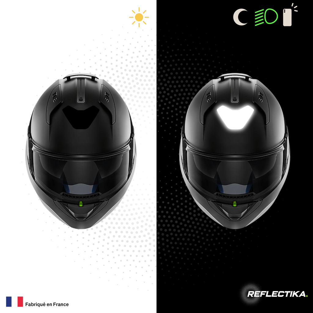 Kit Spécial Stickers Autocollants Réfléchissants pour casque Moto Shark Evo One 2