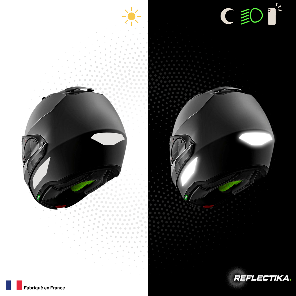 Kit Spécial Stickers Autocollants Réfléchissants pour casque Moto Shark Evo One 2