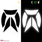 Kit Spécial Stickers Autocollants Réfléchissants pour casque Moto Scorpion 1400 AIR