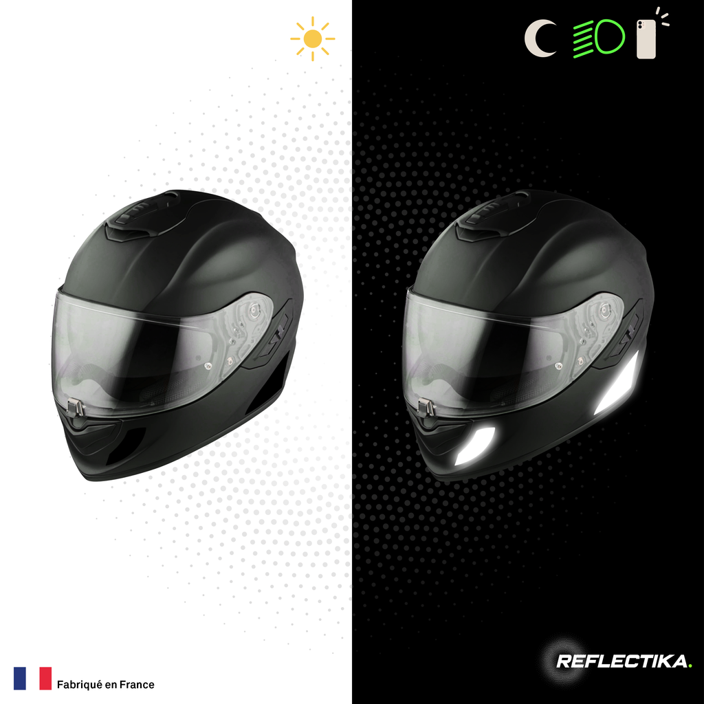 Kit Spécial Stickers Autocollants Réfléchissants pour casque Moto Scorpion 1400 AIR