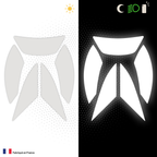 Kit Spécial Stickers Autocollants Réfléchissants pour casque Moto Scorpion 1400 AIR