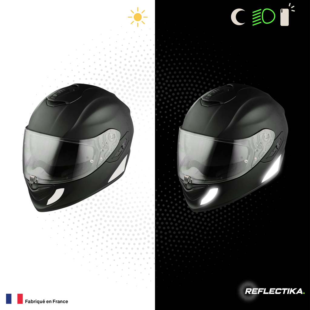 Kit Spécial Stickers Autocollants Réfléchissants pour casque Moto Scorpion 1400 AIR