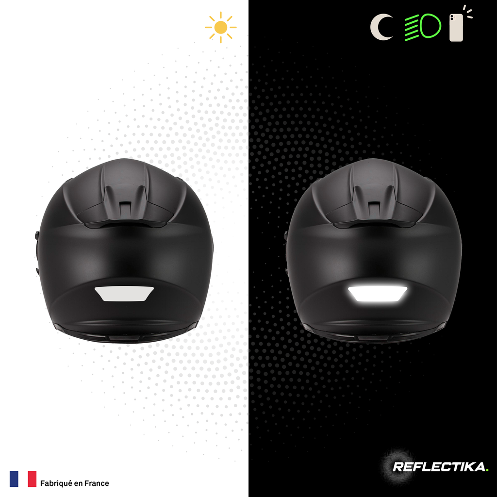 Kit Spécial Stickers Autocollants Réfléchissants pour casque Moto Scorpion Kit Universel