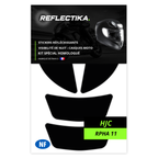 Kit Spécial Stickers Autocollants Réfléchissants pour casque Moto HJC RPHA 11