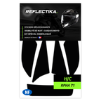 Kit Spécial Stickers Autocollants Réfléchissants pour casque Moto HJC RPHA 71