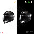 Kit Spécial Stickers Autocollants Réfléchissants pour casque Moto HJC RPHA 71