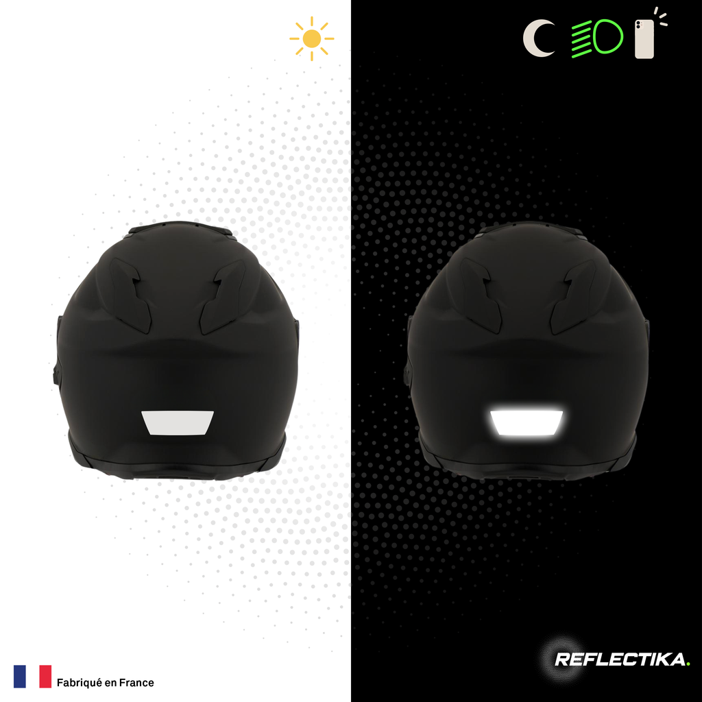 Kit Spécial Stickers Autocollants Réfléchissants pour casque Moto Shoei GT Air 2 et 3