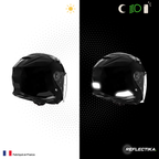 Kit Spécial Stickers Autocollants Réfléchissants pour casque Moto Shoei J Cruise 2