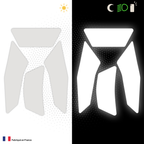 Kit Spécial Stickers Autocollants Réfléchissants pour casque Moto Shoei J Cruise 2