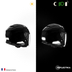 Kit Spécial Stickers Autocollants Réfléchissants pour casque Moto Shoei J Cruise 2