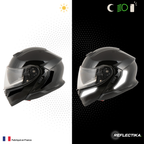 Kit Spécial Stickers Autocollants Réfléchissants pour casque Moto Shoei Noetec 2 et 3