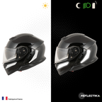 Kit Spécial Stickers Autocollants Réfléchissants pour casque Moto Shoei Noetec 2 et 3