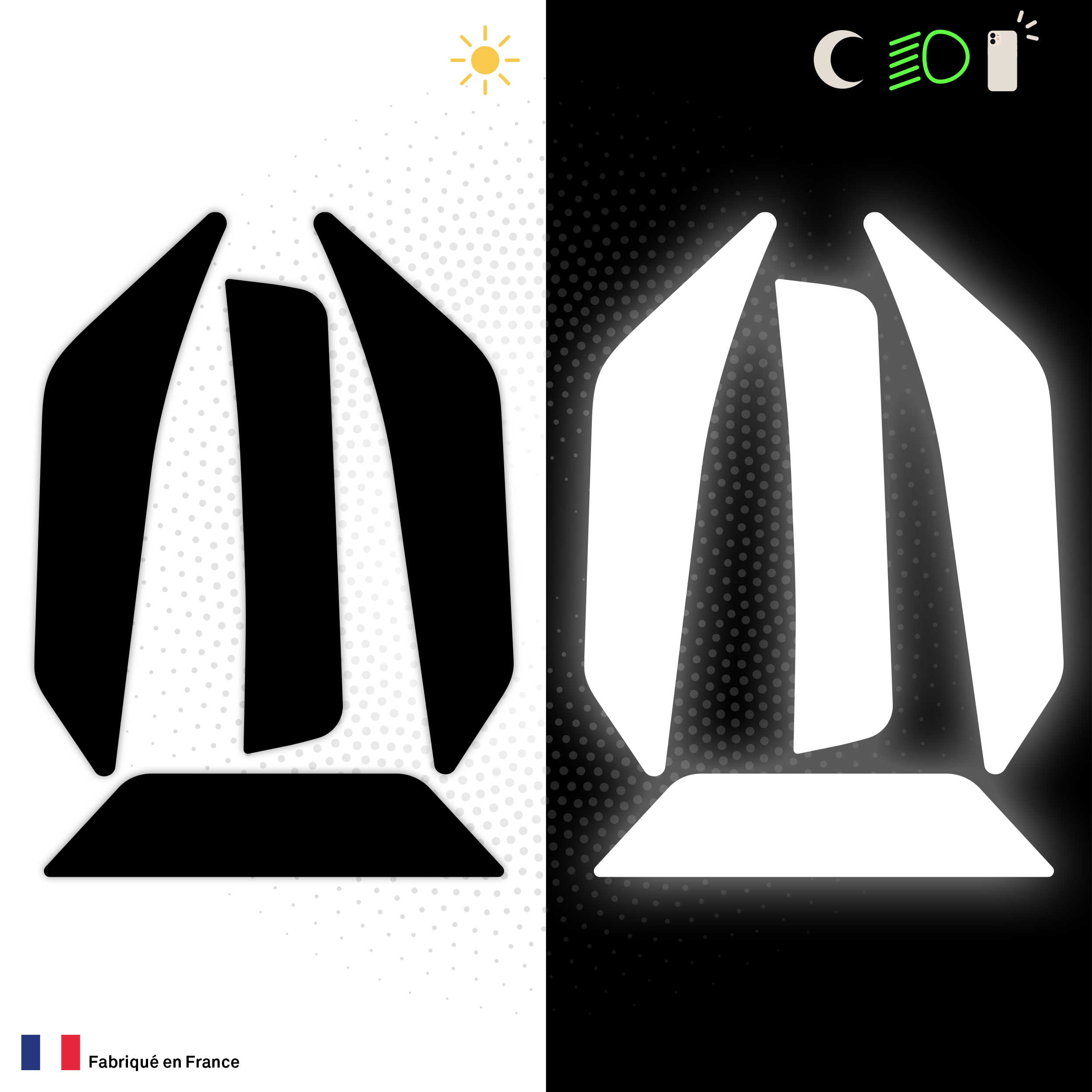 Kit Spécial Stickers Autocollants Réfléchissants pour casque Moto Shoei NXR 2