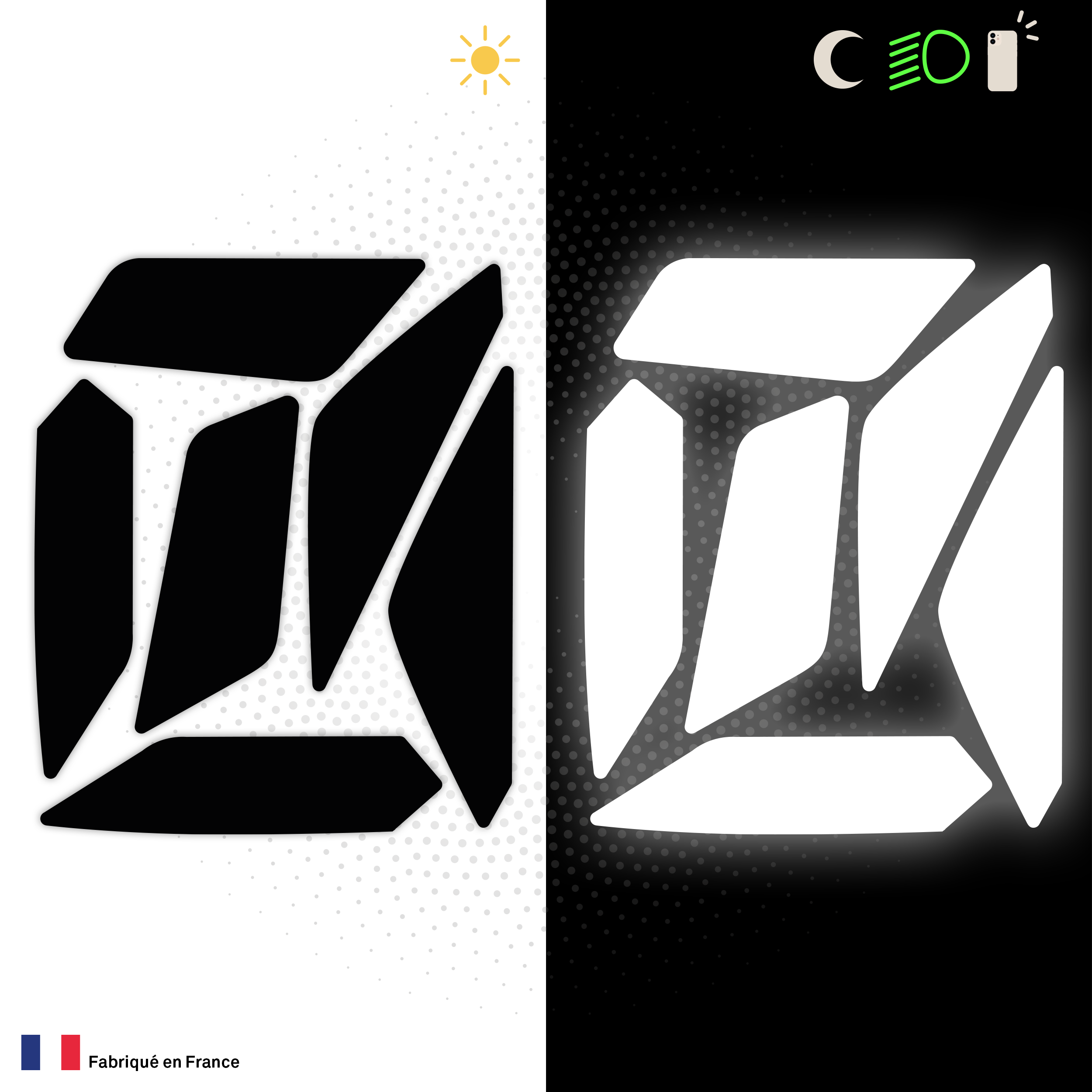 Kit Spécial Stickers Autocollants Réfléchissants pour casque Moto LS2 Advant X