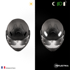 Kit Spécial Stickers Autocollants Réfléchissants pour casque Moto LS2 Advant X