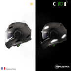 Kit Spécial Stickers Autocollants Réfléchissants pour casque Moto LS2 Advant X