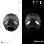 Kit Spécial Stickers Autocollants Réfléchissants pour casque Moto LS2 Advant X