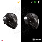 Kit Spécial Stickers Autocollants Réfléchissants pour casque Moto LS2 Valiant