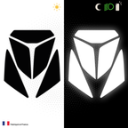 Kit Spécial Stickers Autocollants Réfléchissants pour casque Moto AGV K5S