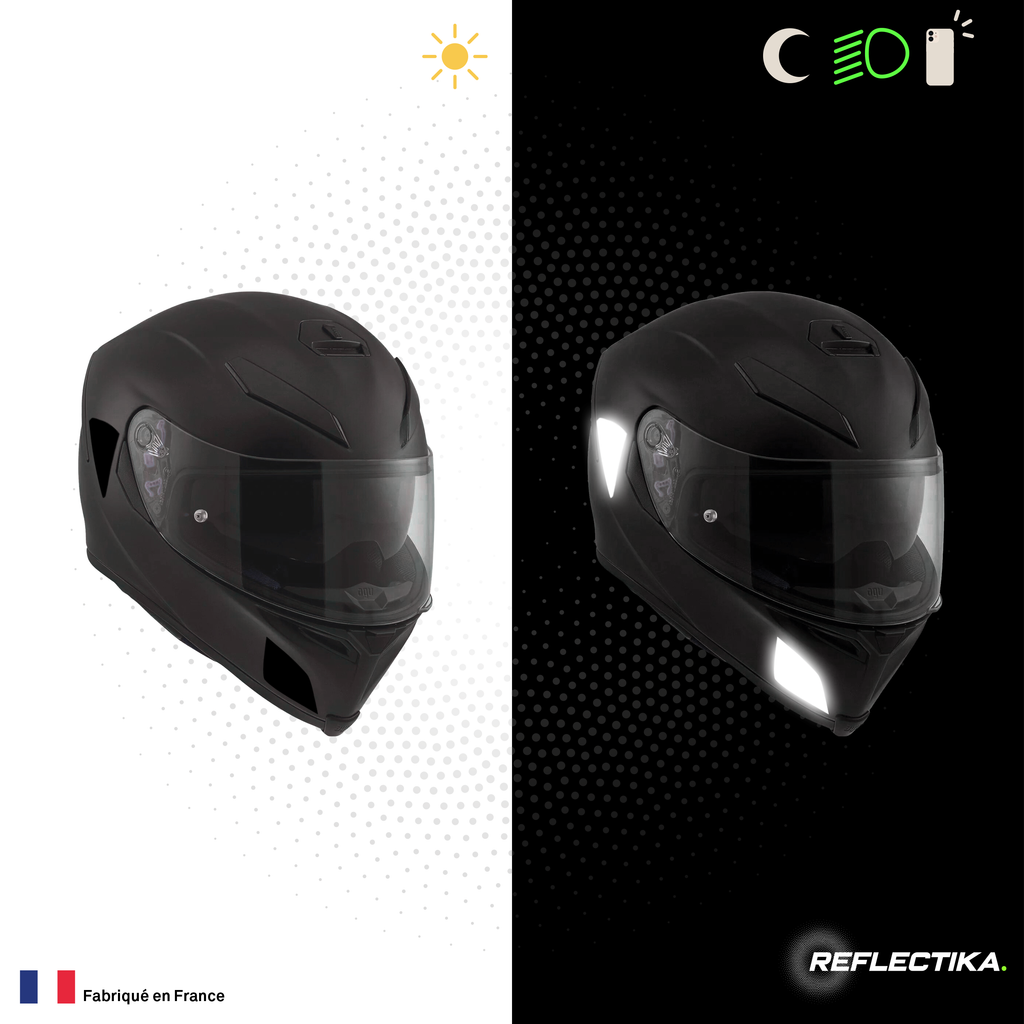 Kit Spécial Stickers Autocollants Réfléchissants pour casque Moto AGV K5S