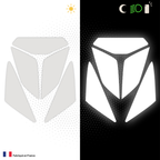 Kit Spécial Stickers Autocollants Réfléchissants pour casque Moto AGV K5S