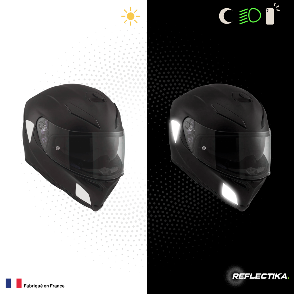 Kit Spécial Stickers Autocollants Réfléchissants pour casque Moto AGV K5S