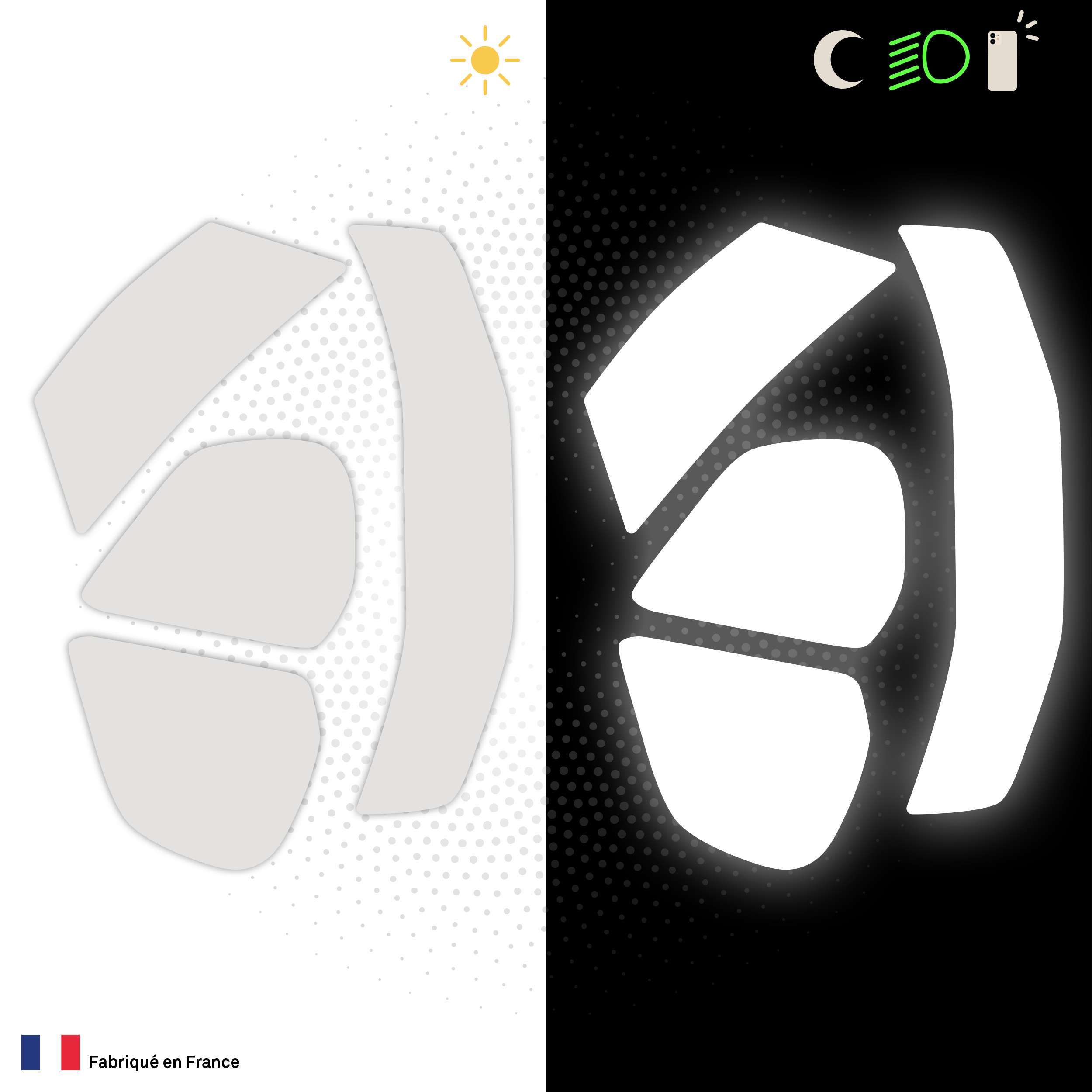 Kit Spécial Stickers Autocollants Réfléchissants pour casque Moto Arai Chaster X