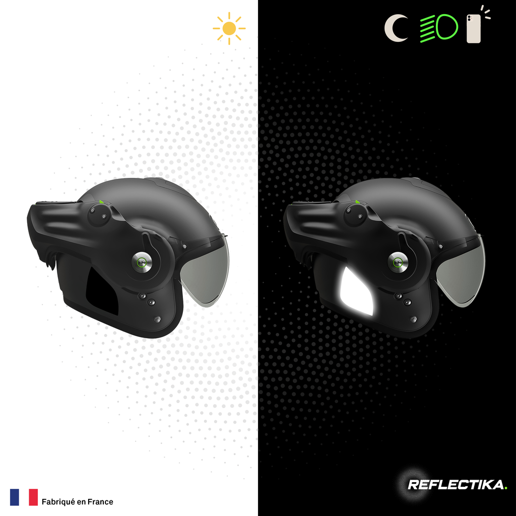 Kit Spécial Stickers Autocollants Réfléchissants pour casque Moto Roof Desmo