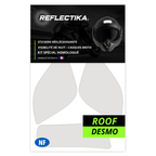 Kit Spécial Stickers Autocollants Réfléchissants pour casque Moto Roof Desmo