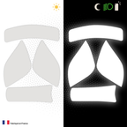 Kit Spécial Stickers Autocollants Réfléchissants pour casque Moto Roof Desmo