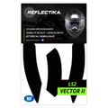 Kit Spécial Stickers Autocollants Réfléchissants pour casque Moto LS2 Vector 2