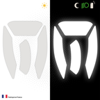Kit Spécial Stickers Autocollants Réfléchissants pour casque Moto LS2 Vector 2