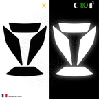 Kit Spécial Stickers Autocollants Réfléchissants pour casque Moto Schuberth C5