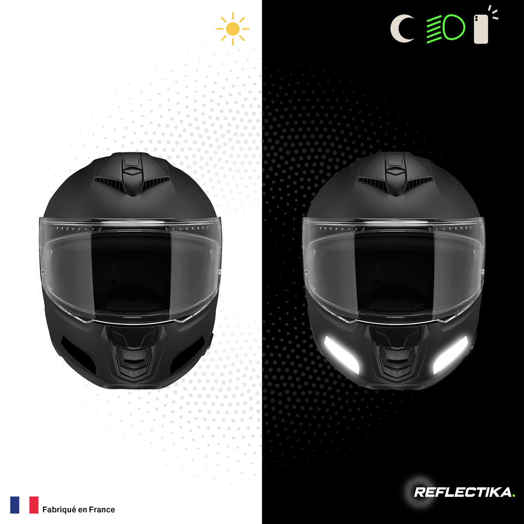Kit Spécial Stickers Autocollants Réfléchissants pour casque Moto Schuberth S3
