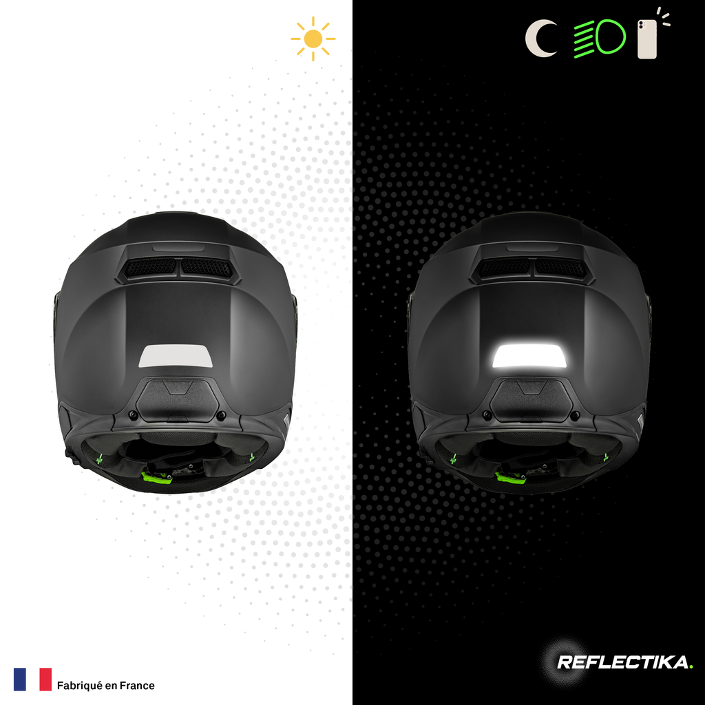 Kit Spécial Stickers Autocollants Réfléchissants pour casque Moto Schuberth S3