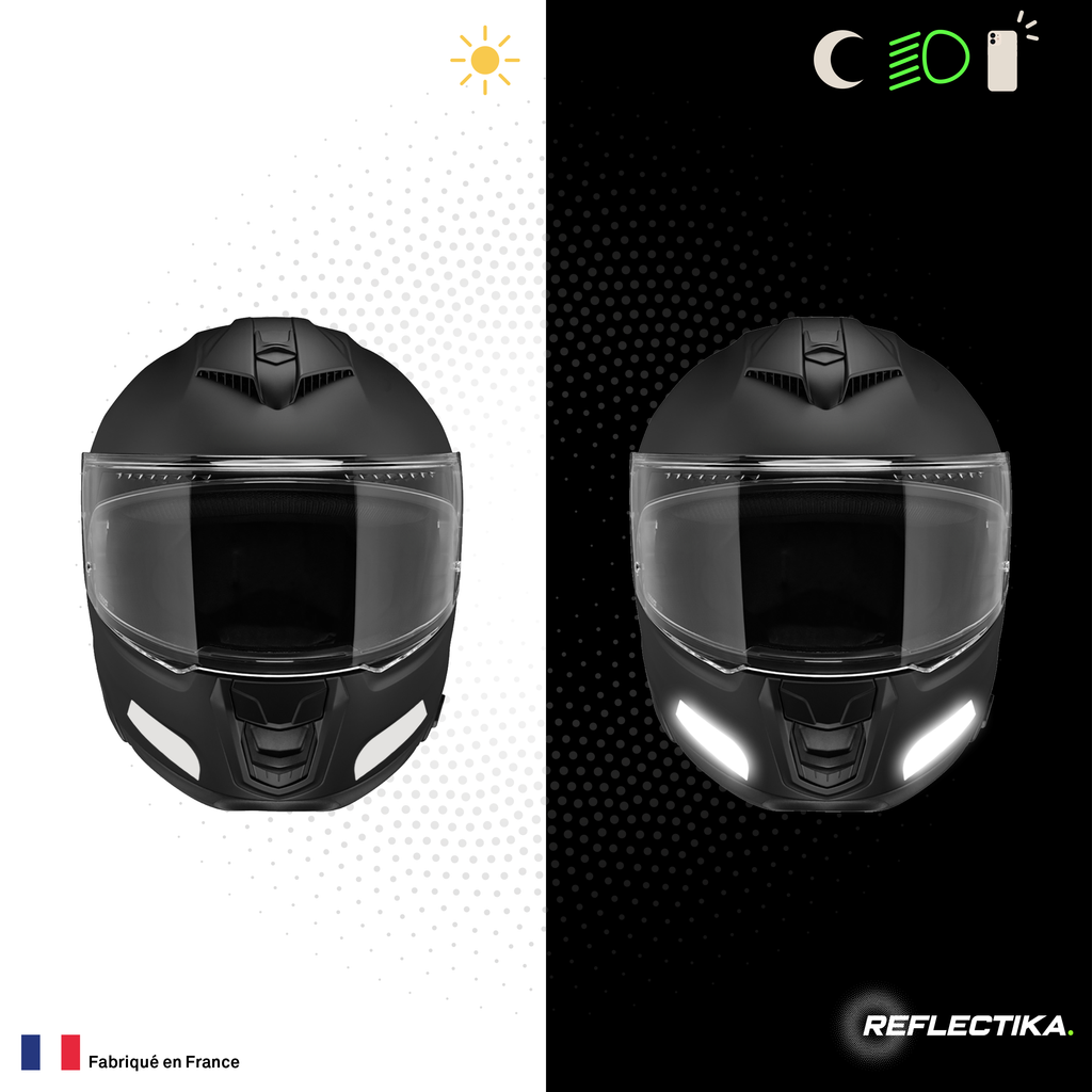 Kit Spécial Stickers Autocollants Réfléchissants pour casque Moto Schuberth S3