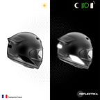 Kit Spécial Stickers Autocollants Réfléchissants pour casque Moto Arai Quantic