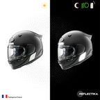 Kit Spécial Stickers Autocollants Réfléchissants pour casque Moto Arai Quantic