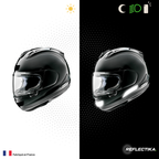 Kit Spécial Stickers Autocollants Réfléchissants pour casque Moto Arai RX-7V Evo