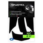 Kit Spécial Stickers Autocollants Réfléchissants pour casque Moto HJC IS 17