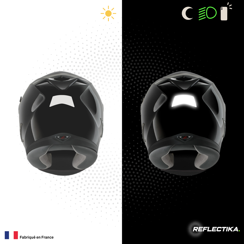 Kit Spécial Stickers Autocollants Réfléchissants pour casque Moto Shark S900