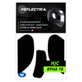 Kit Spécial Stickers Autocollants Réfléchissants pour casque Moto HJC RPHA 10