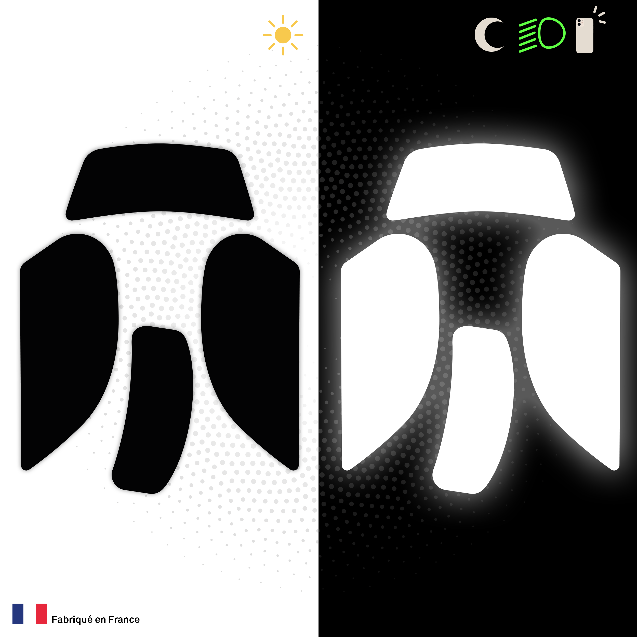 Kit Spécial Stickers Autocollants Réfléchissants pour casque Moto HJC RPHA 10