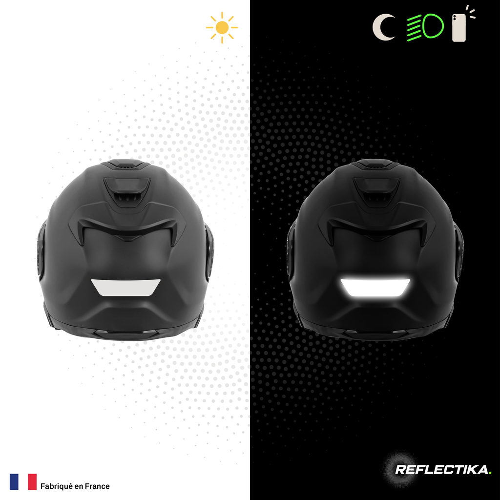 Kit Spécial Stickers Autocollants Réfléchissants pour casque Moto HJC RPHA 91