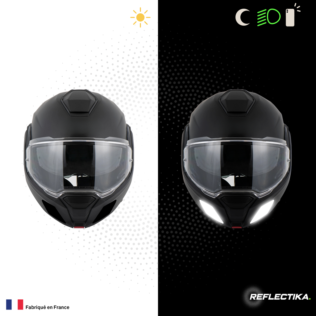 Kit Spécial Stickers Autocollants Réfléchissants pour casque Moto HJC i100