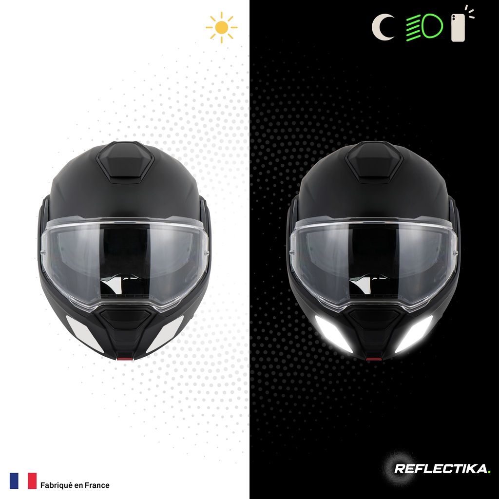 Kit Spécial Stickers Autocollants Réfléchissants pour casque Moto HJC i100