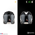 Kit Spécial Stickers Autocollants Réfléchissants pour casque Moto HJC F31